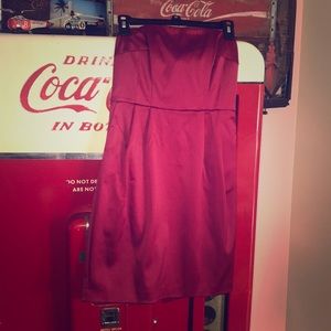 Sexy valentines dress holiday, New Red strapless Material girl